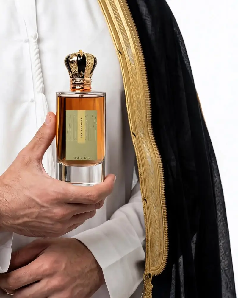 Luxury Arabian Style Perfume Mockup For Elegant Fragrance Brand Presentation