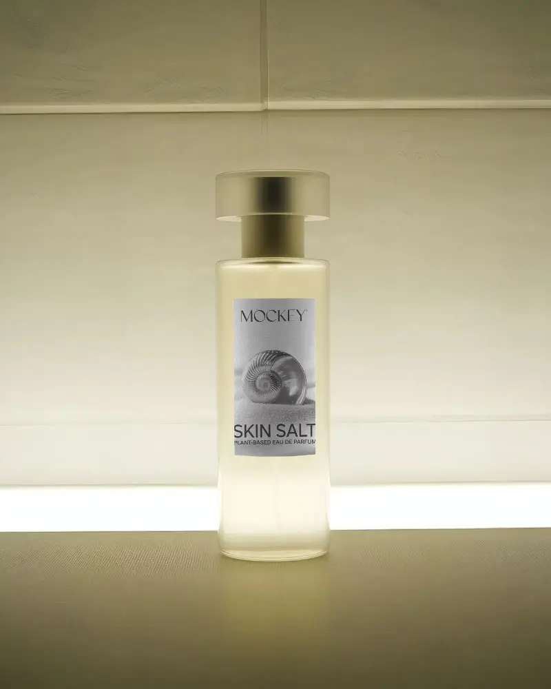 Elegant Minimalist Perfume Bottle Mockup For Luxury Fragrance Brand Presentation