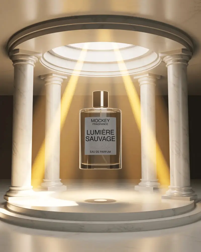 luxury-perfume-mockup-floating-in-roman-temple-with-golden-light-rays-and-marble-pillars
