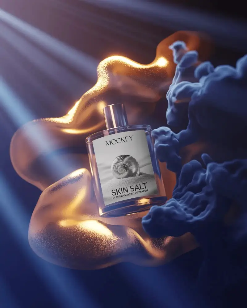 luxury-perfume-mockup-glass-bottle-floating-in-dramatic-light-with-golden-shimmering-background