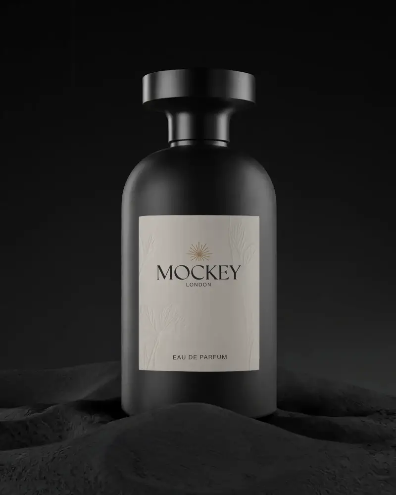 Elegant Minimalist Perfume Bottle Mockup For Luxury Fragrance Brand Promotion