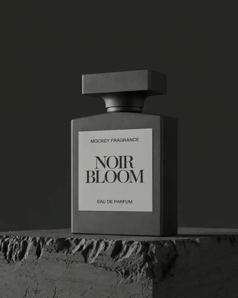 Minimalist Fragrance Bottle Mockup To Showcase Your Scent Brand Identity Creatively