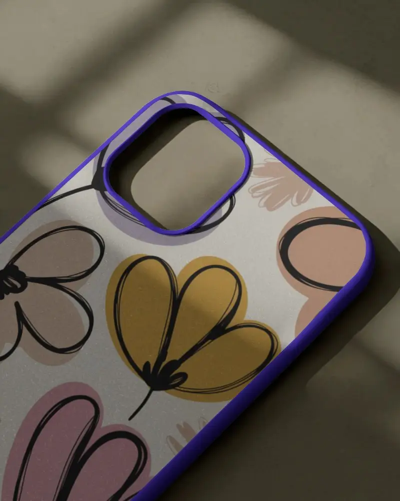 Premium Phone Cover Mockup Template With Smooth Rounded Edges For Modern Gadgets