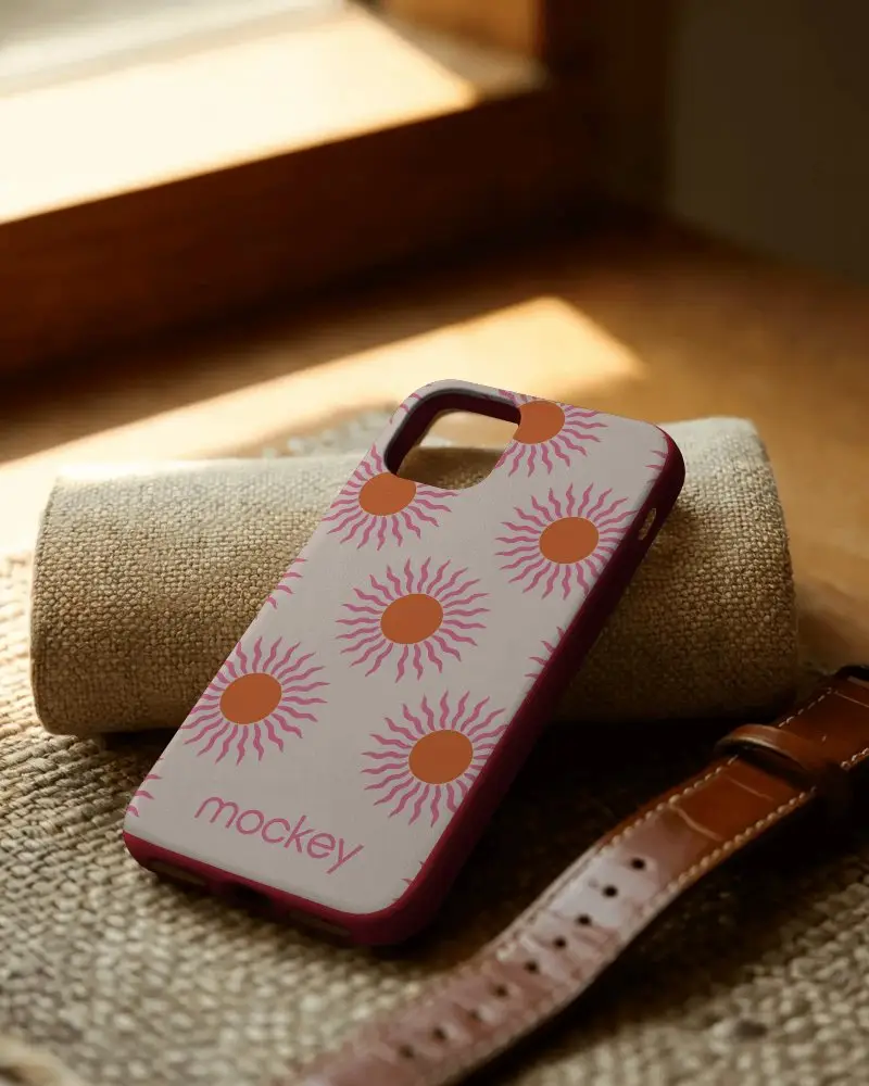 High Quality Minimalist Phone Case Mockup For Product Presentation And Marketing