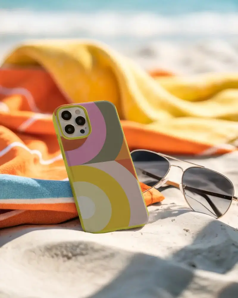 Realistic Phone Cover Mockup Showcasing Precise Camera Cutouts And Ergonomic User Friendly Form