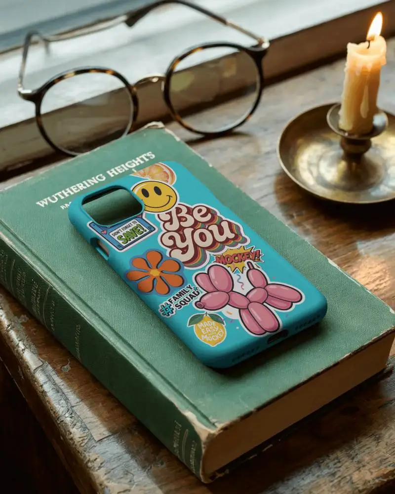 Phone Case Mockup Protective Durable Easy To Install Smooth Matte Finish Slip Resistant