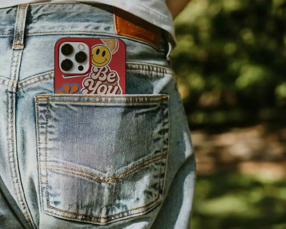 Phone Cover Mockup For Easy Pocket Fit Lightweight Durable Protective Accessory For Smart Devices