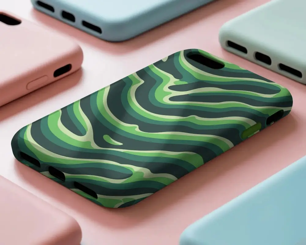 Smartphone Cover Mockup Showcasing Modern Minimalistic Accessory Style