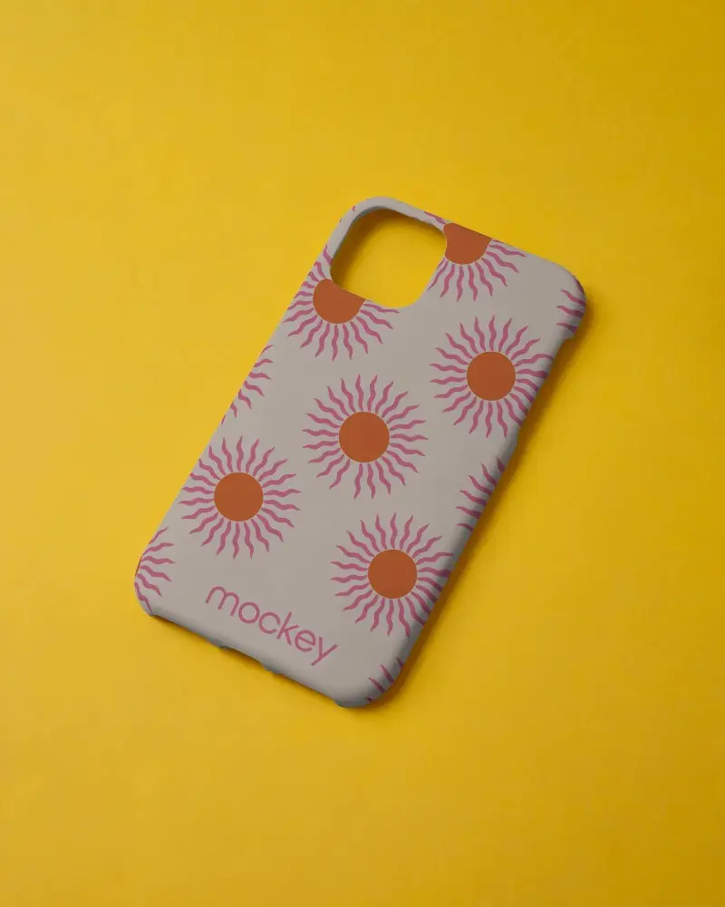 Lightweight Mobile Phone Cover Mockup With Ergonomic Design For Enhanced Grip And Usage