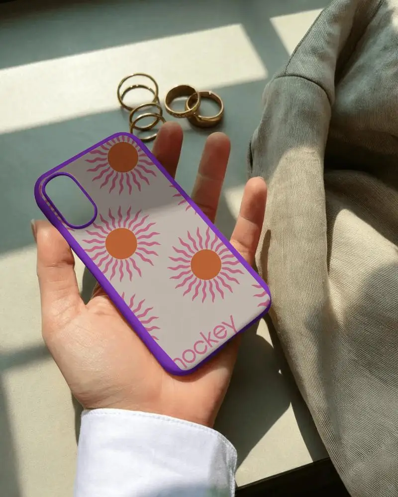 Premium Soft Touch Phone Cover Mockup Showcasing Ergonomic Design And Precise Camera Cutout