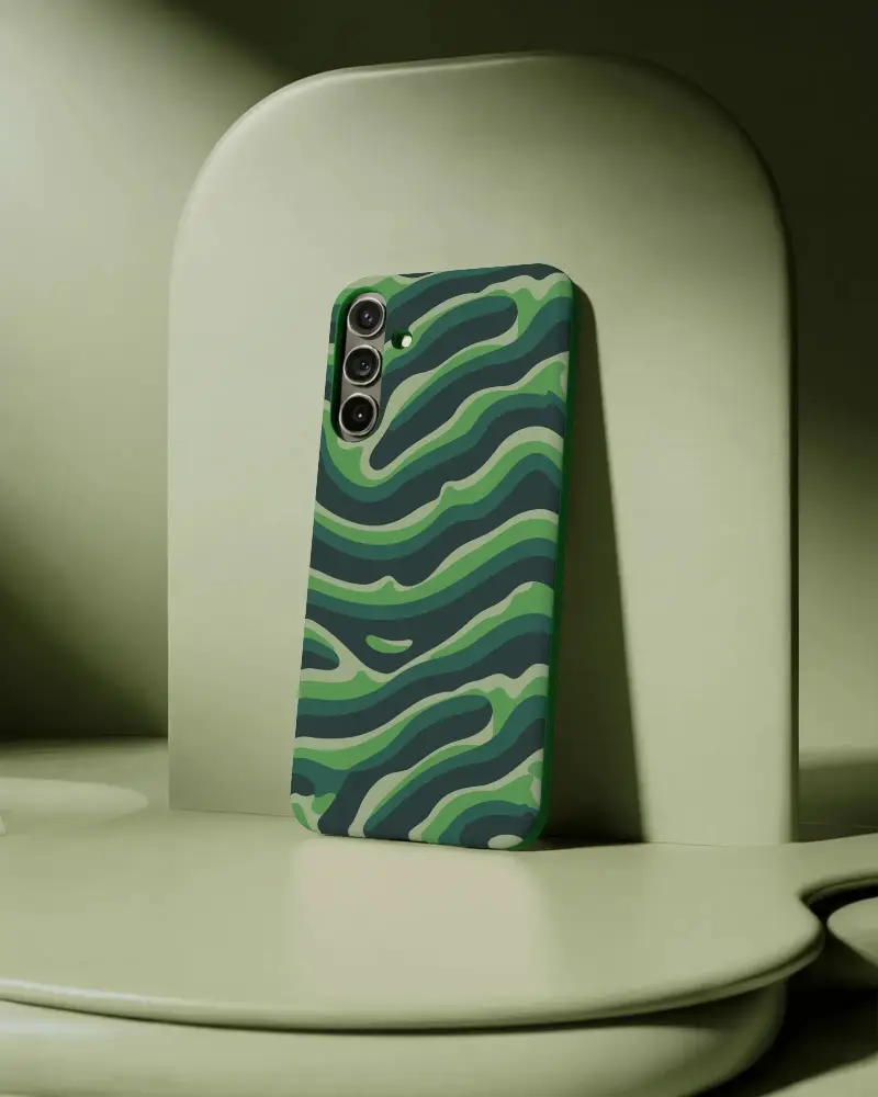 Stylish Flexible Phone Case Mockup Template For Mobile Protection And Elegant Device Appearance