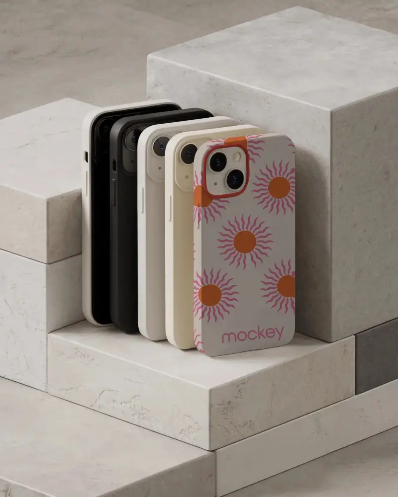 Premium Phone Cover Mockup With Durable Design And Elegant Finish For Everyday Use