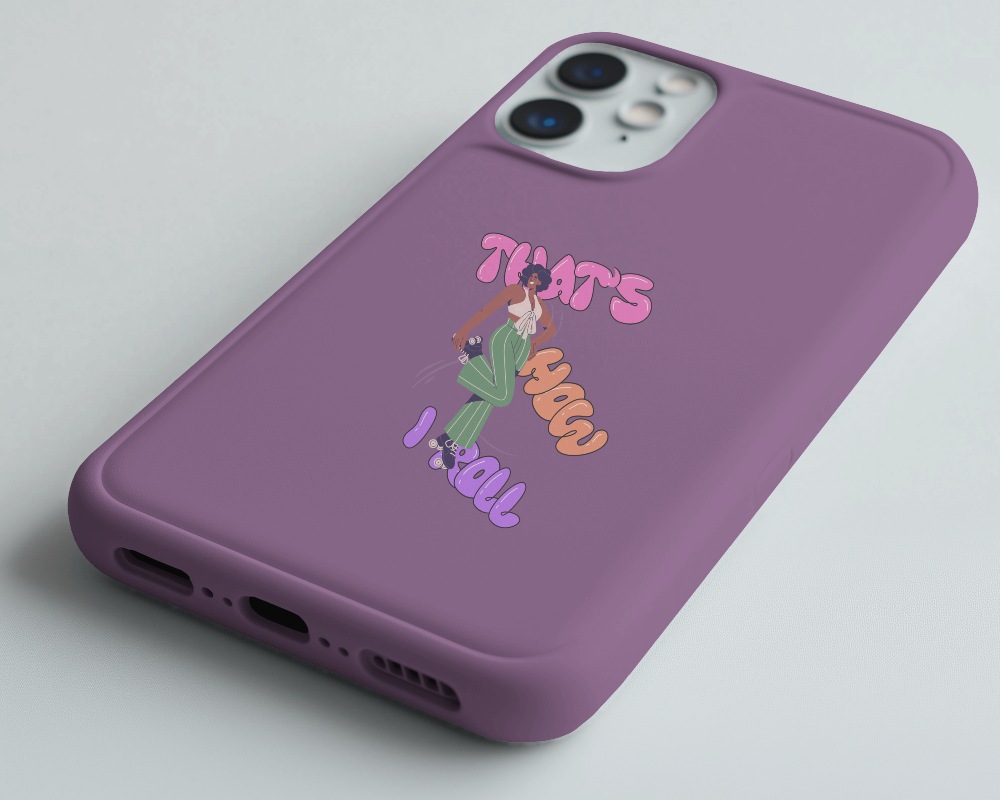 Premium Hard Shell Phone Cover Mockup Grey Tones High Quality Material And Smooth 0103