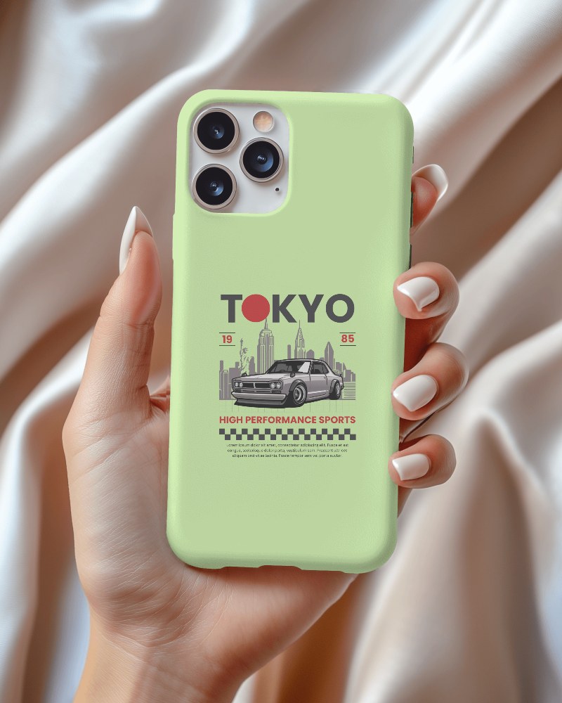 Soft White Cloth Background Phone Cover Mockup Minimalist And Elegant Design Subtle Texture And Lighting 0108