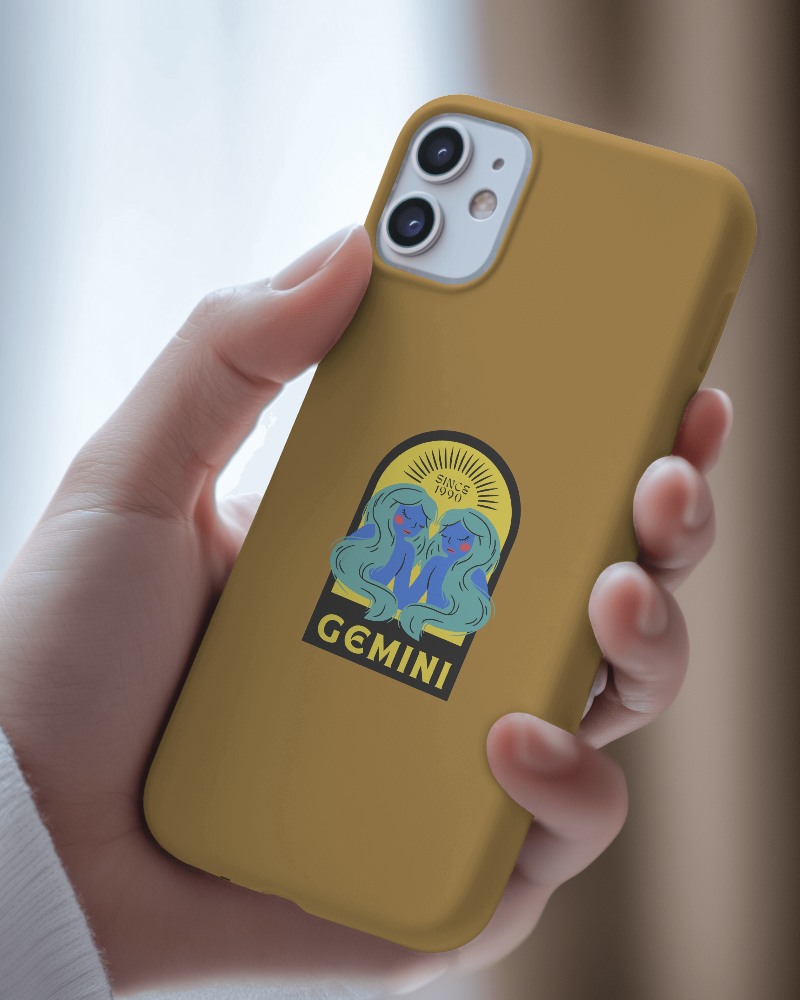 Minimalistic White Phone Cover Mockup Clean Design Neutral Background Soft Lighting And Modern Look 0110