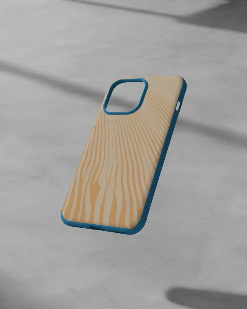 Sleek Minimalist Phone Cover Mockup With Floating Effect For Modern Tech Presentations