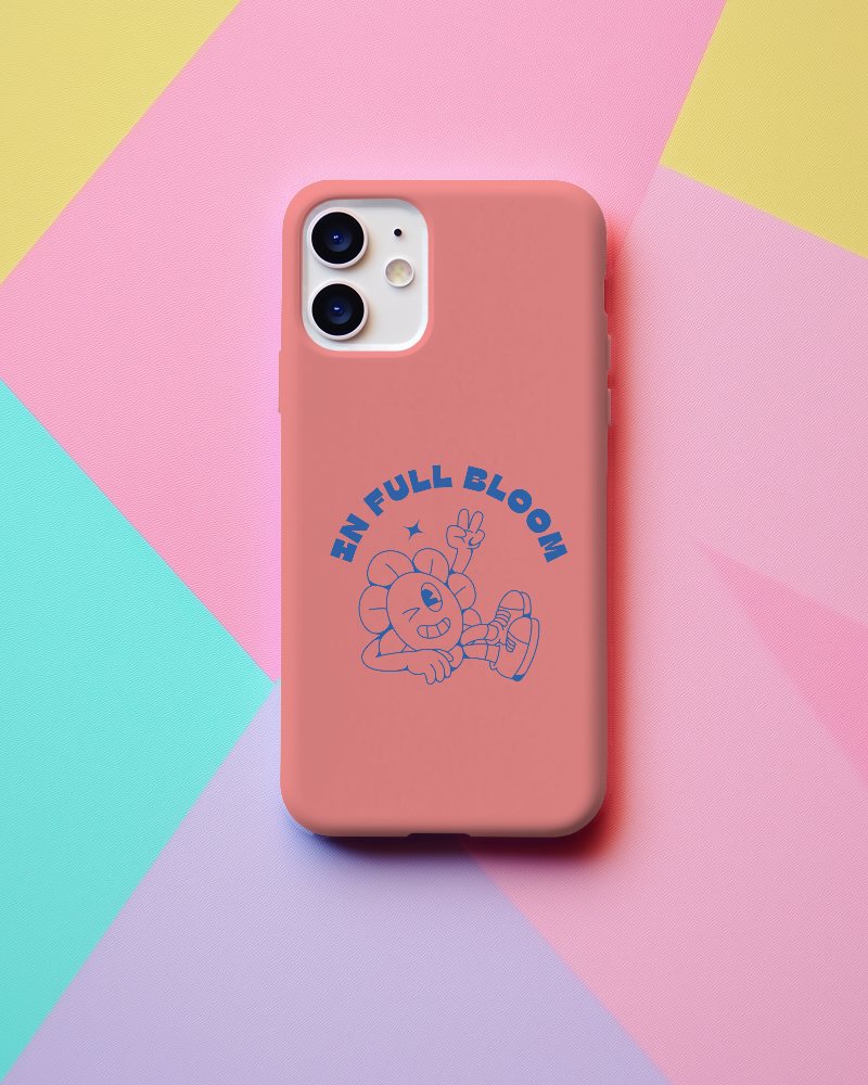 Soft Lighted Phone Cover Mockup On Clean Minimal Backdrop 077