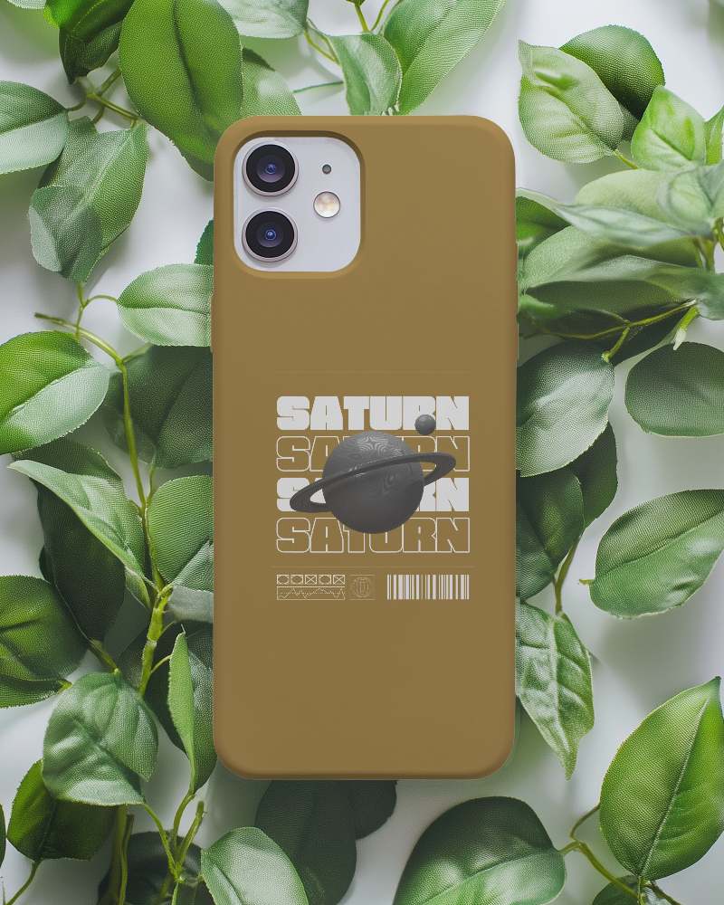 Nature Background Phone Cover Mockup Soft Light Minimal Design 081