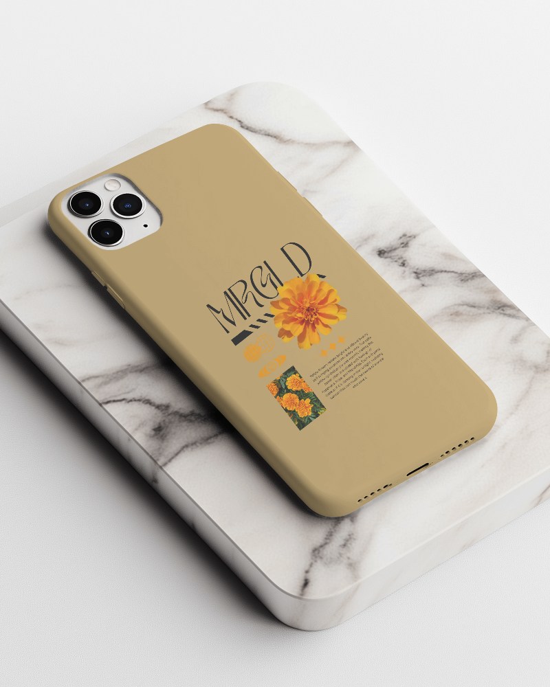 Clean White Phone Cover Mockup Minimalist Design Neutral Background Sleek And Modern Aesthetic 097