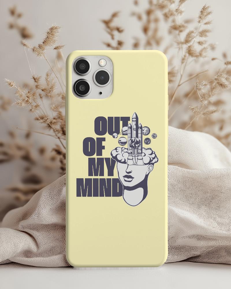 Neutral Tone Phone Cover Mockup Cozy Fabric Background Soft Warm Lighting 068