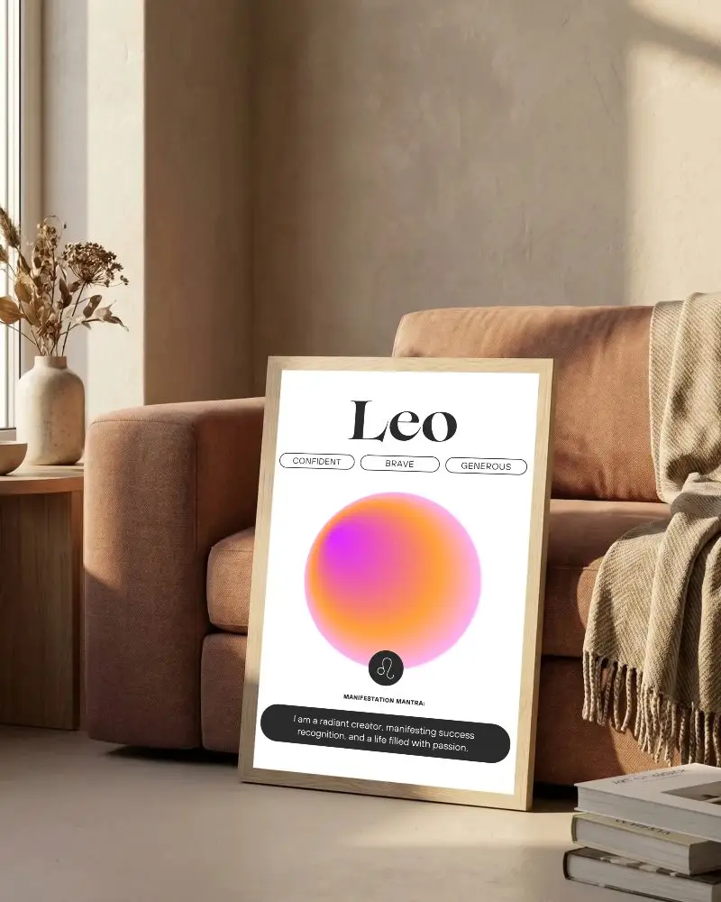 Interior Decor Poster Mockup With Couch Blank Frame And Texture Background