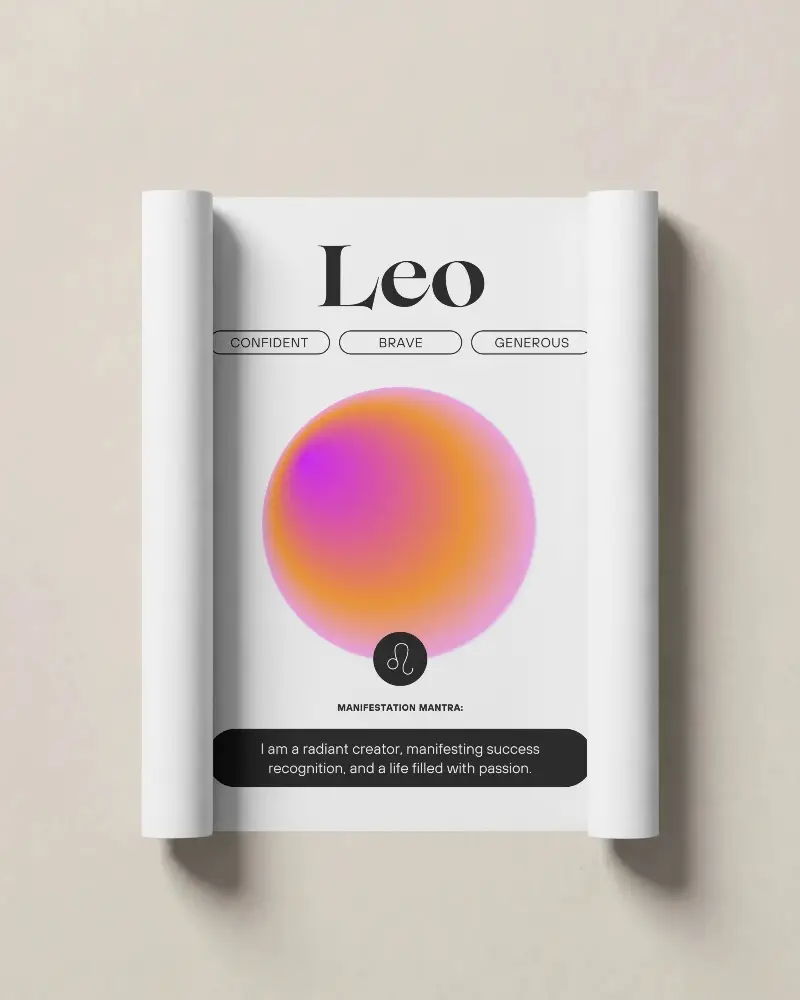 Rolled Wall Poster Mockup With Straight Flat Center And Smooth Texture