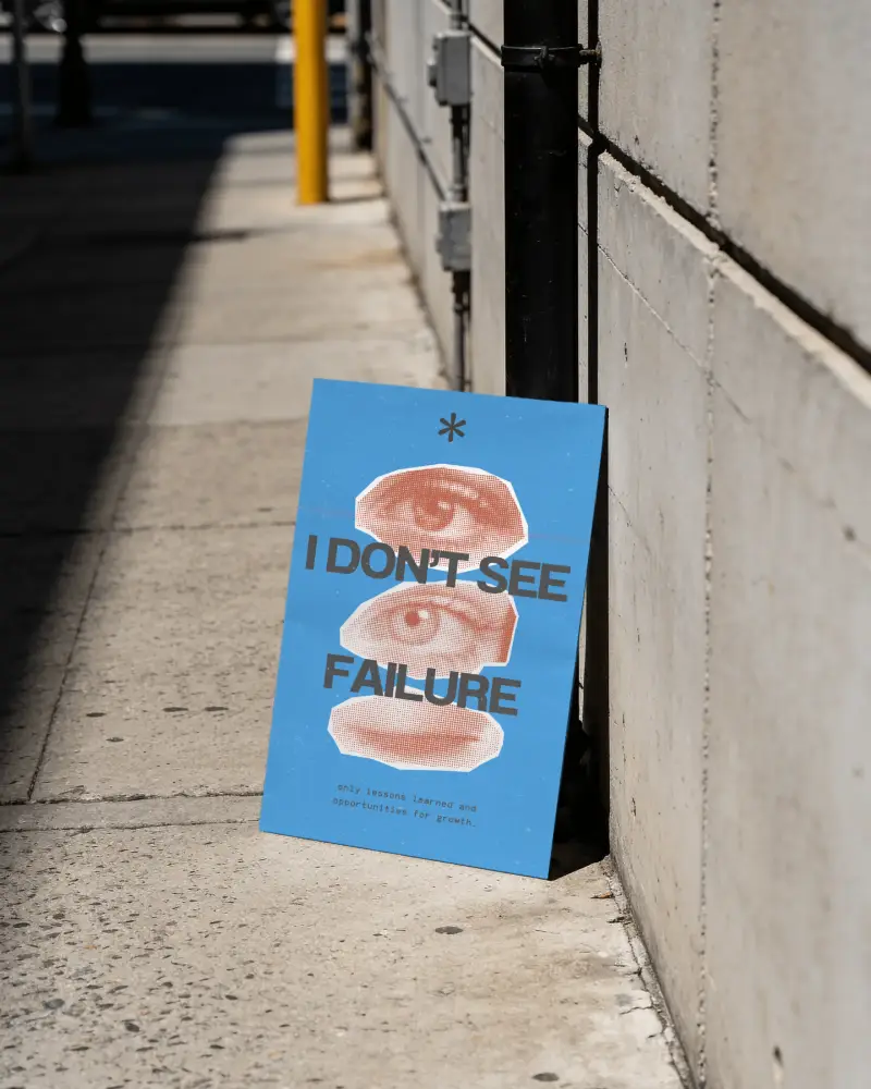 Urban Sidewalk Poster Mockup For Street Advertisement Display And Design Presentation