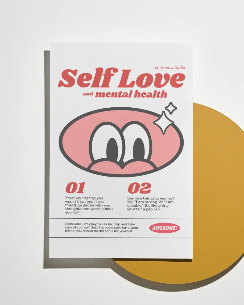 Minimalist Poster Mockup With Geometric Shapes For Creative Design Showcase And Presentation