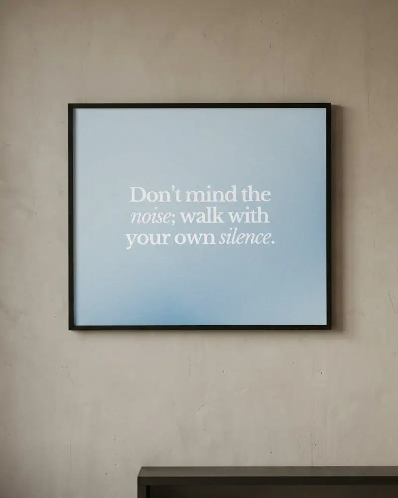 Rectangular Blank Poster Mockup With Simple Background For Art And Design Presentations