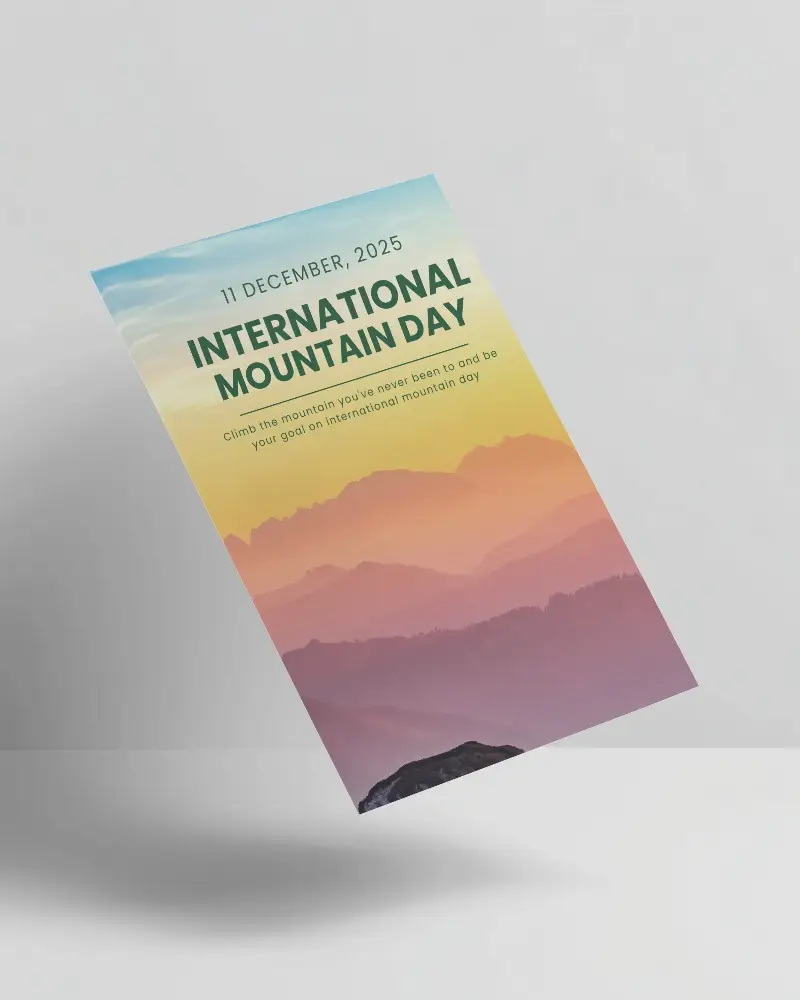 Floating Minimal Poster Mockup On White Background With Subtle Shadow Clean And Modern Presentation Display Poster 0254