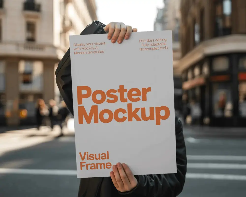 Street Style Poster Mockup For Urban Promotion And Campaign Advertising Ideas