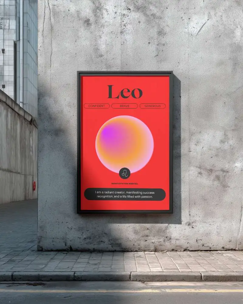 Outdoor Poster Mockup On Urban City Street Wall For Advertising