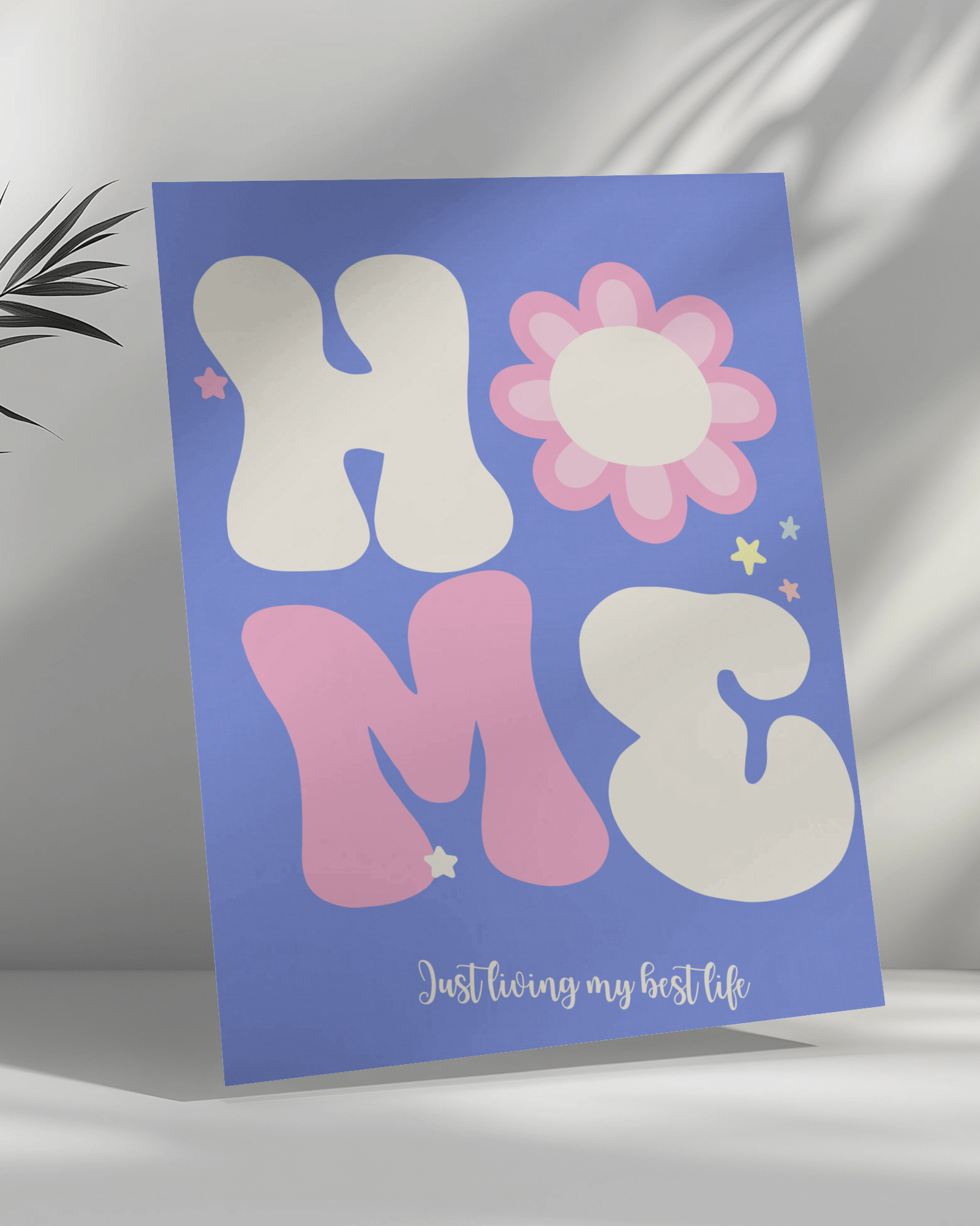 Sunlit Minimalist Poster Mockup Elegant Design Sheet With Soft Shadows On Clean White Surface Natural And Serene Aesthetic