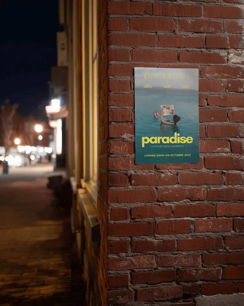 minimalist-outdoor-poster-mockup-on-brick-wall-with-night-city-light-background