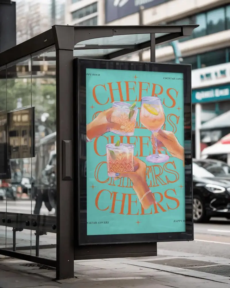Urban Bus Stop Poster Mockup For Effective Street Advertising And Visual Promotion Ideas