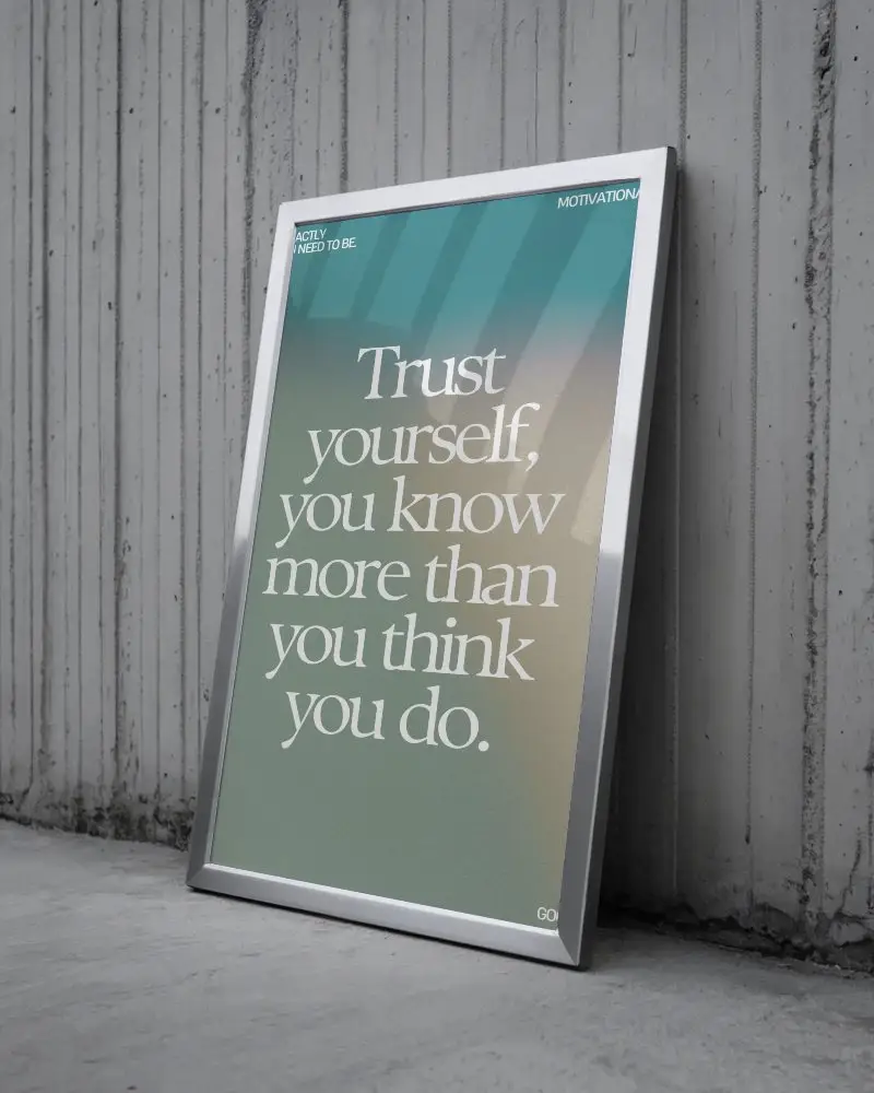 modern-urban-poster-frame-mockup-with-reflective-glass-leaning-against-textured-wall