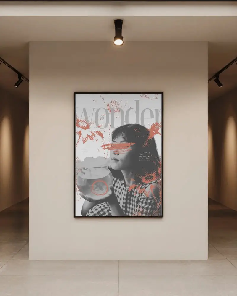 minimalist-blank-poster-mockup-on-modern-gallery-wall-with-spotlights-and-floor-tiles
