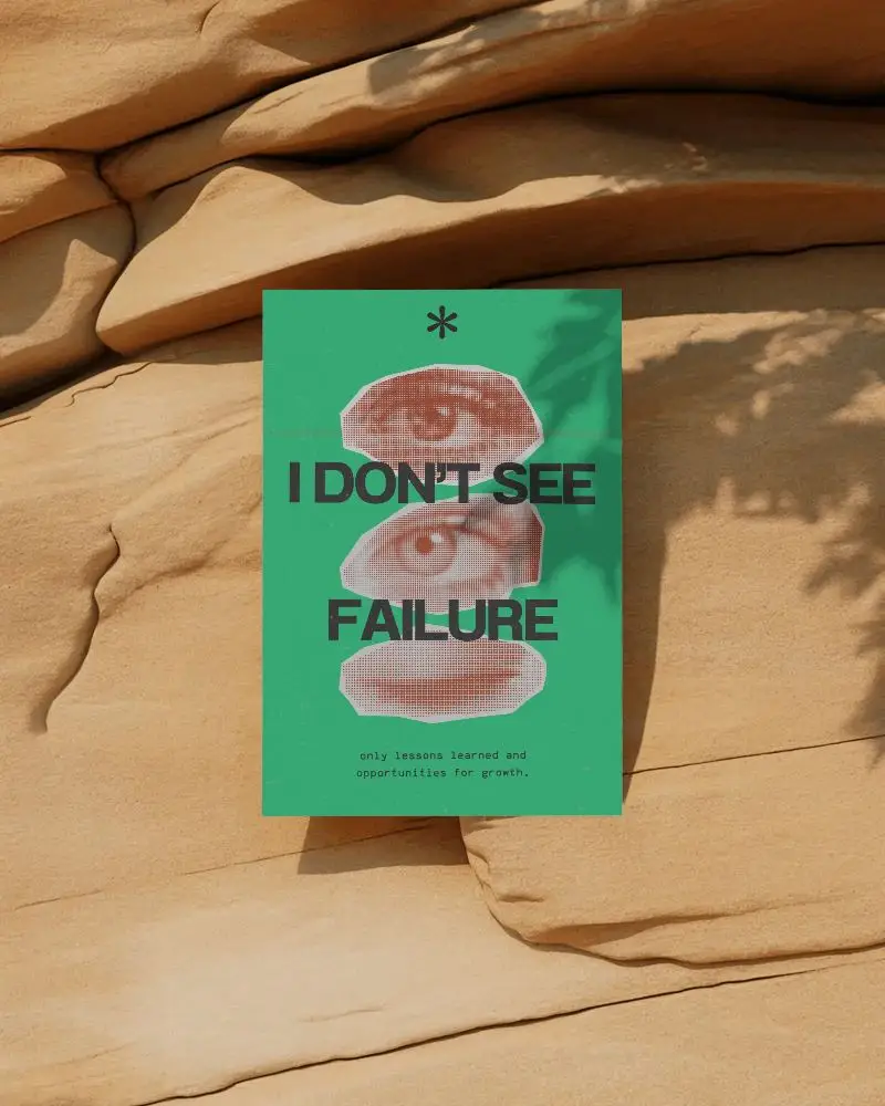 Nature Inspired Poster Mockup Against Textured Rock Surface With Natural Light Shadow Effects