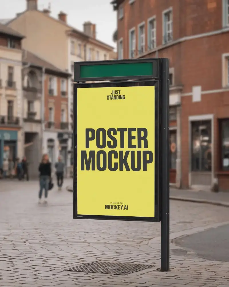 street-poster-mockup-modern-urban-setting-empty-billboard-design-template