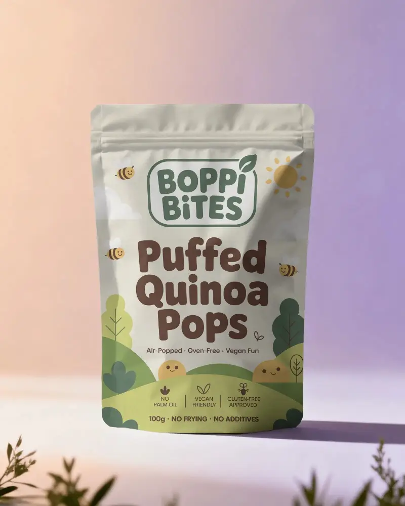 Stand Up Zipper Pouch Packaging Mockup For Product Presentation And Branding Purposes