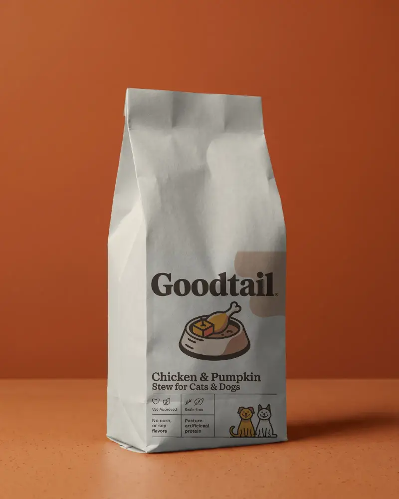 Kraft Paper Packaging Bag With Stand Up Pouch Mockup For Custom Branded Products