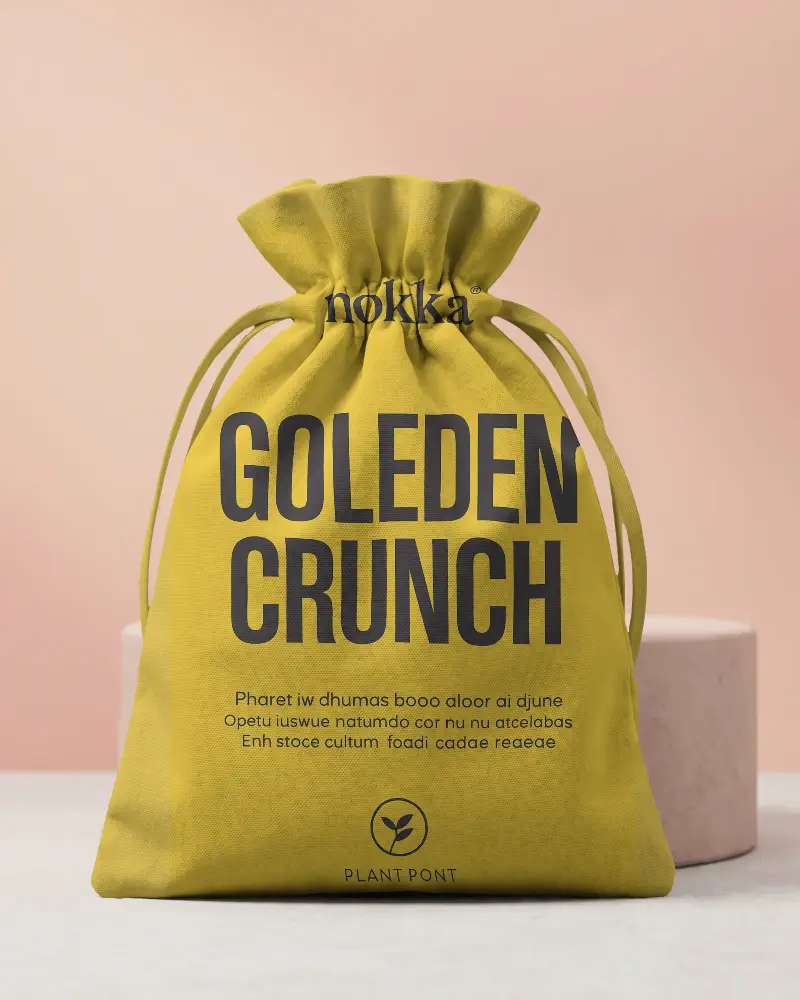 Reusable Drawstring Pouch Mockup Storage And Gift Packaging With Customizable Surfaces