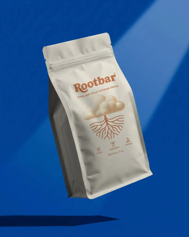 Minimalistic Beautiful Pouch Packaging Mockup Perfect For Powder Snacks And Dry Goods