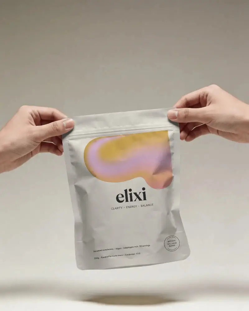 Minimalistic Zipper Pouch Packaging Mockup For Branding And Label Design