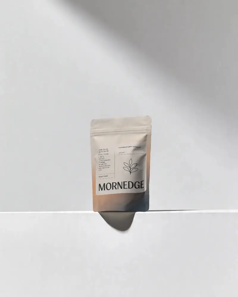 Resealable Standup Pouch Mockup For Product Packaging Display And Branding Presentation