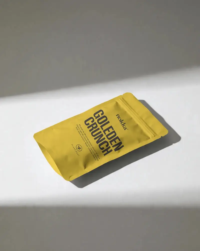 Resealable Pouch Mockup For Food Packaging And Retail Product Display Packaging Solutions