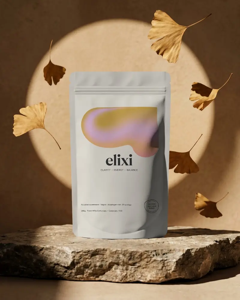 Resealable Stand Up Pouch Packaging Mockup For Organic Foods And Natural Products Display
