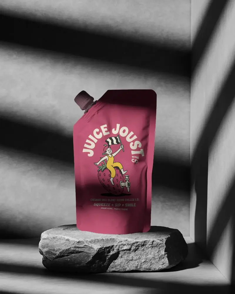 Premium Eco Friendly Stand Up Pouch Mockup With Spout Mockup For Product Packaging Design