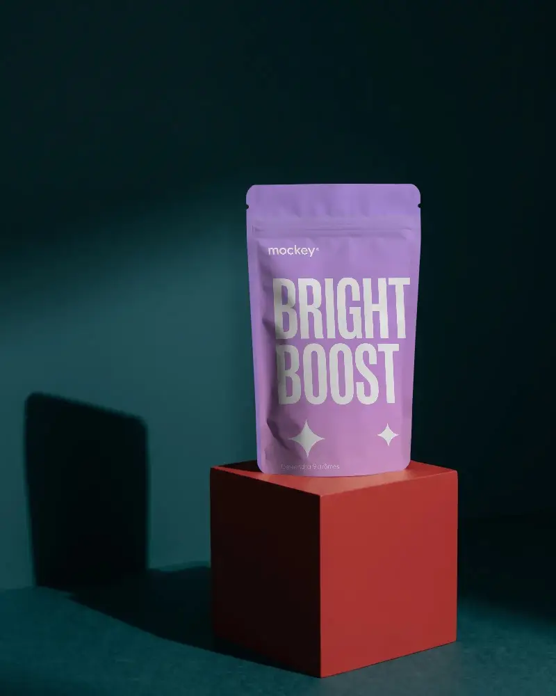 Customizable Resealable Pouch Packaging Mockup For Eco Friendly Product Packaging Solutions