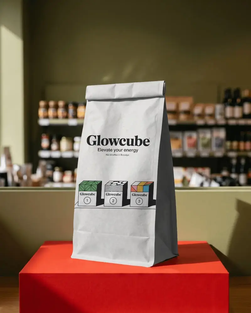 Durable Kraft Paper Pouch Mockup For Retail Packaging And Food Storage Solutions